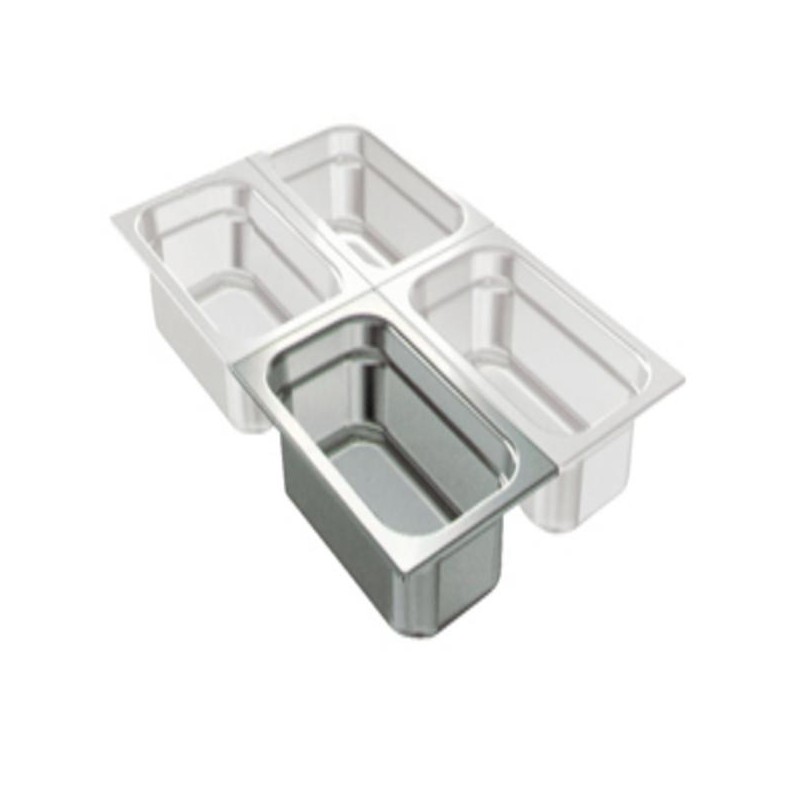 CUBETA INOX GN 1/4-40