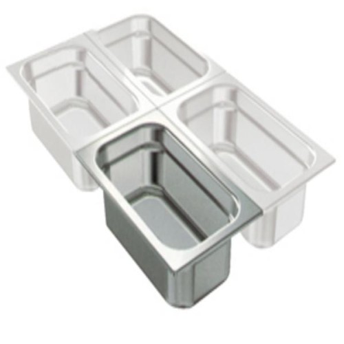 CUBETA INOX GN 1/4-65