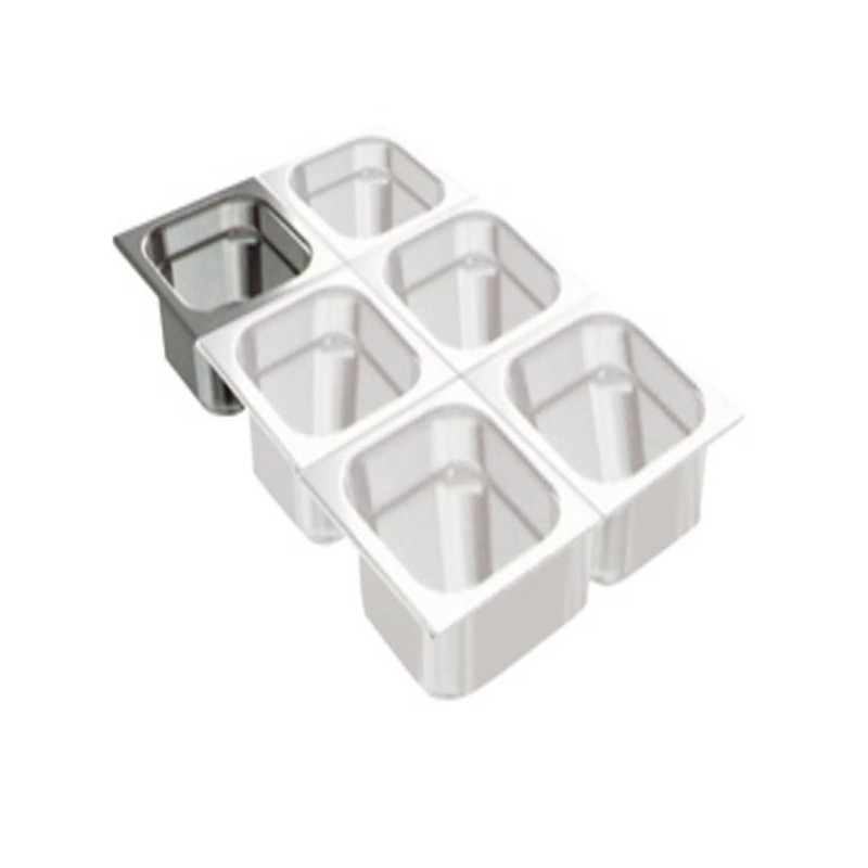 CUBETA INOX GN 1/6-100