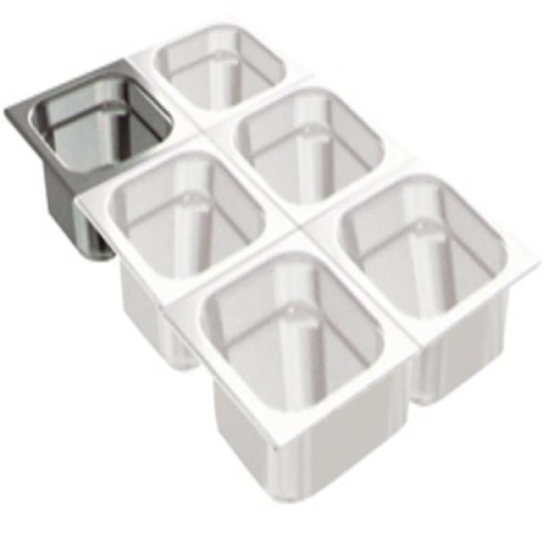 CUBETA INOX GN 1/6-100