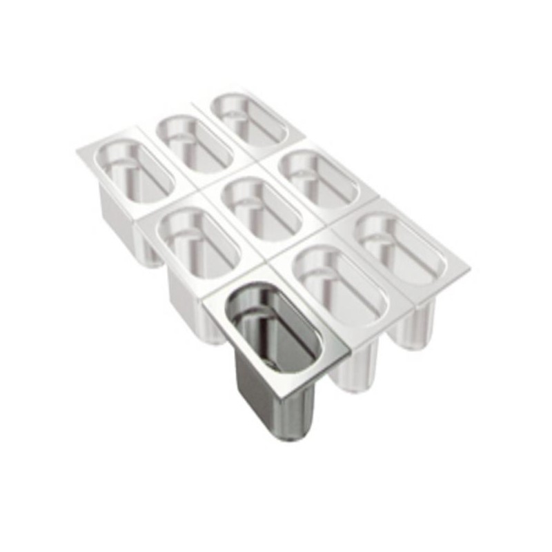 CUBETA INOX GN 1/9-65