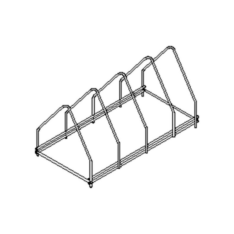 SOPORTE 4 BANDEJAS INOX
