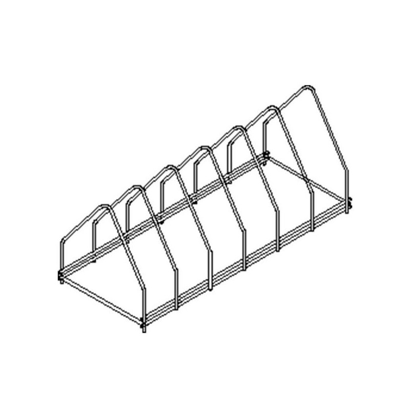 SOPORTE 6 BANDEJAS INOX