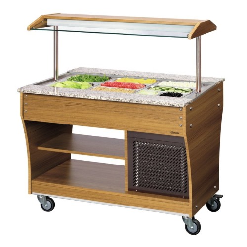Carro buffet, frío, 3x 1/1 GN